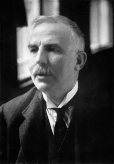 Ernest Rutherford (1871-1937), Nobel prize-winning atomic physicist, c1908. Creator: Unknown