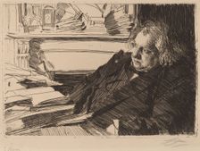Ernest Renan, 1892. Creator: Anders Leonard Zorn
