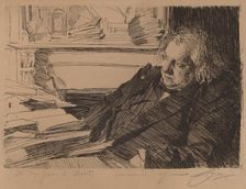 Ernest Renan, 1892. Creator: Anders Leonard Zorn