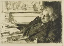 Ernest Renan, 1892. Creator: Anders Leonard Zorn