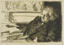 Ernest Renan, 1892. Creator: Anders Leonard Zorn