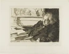 Ernest Renan, 1892. Creator: Anders Leonard Zorn