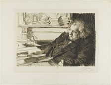 Ernest Renan, 1892. Creator: Anders Leonard Zorn