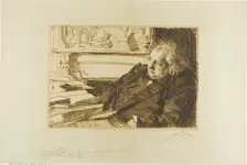 Ernest Renan, 1892. Creator: Anders Leonard Zorn