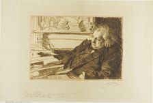 Ernest Renan, 1892. Creator: Anders Leonard Zorn