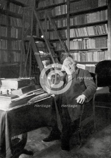 Ernest Renan, French philosopher and writer, 1890. Artist: Unknown