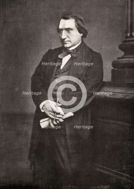 Ernest Renan, French philosopher and writer, 19th century. Artist: Antoine-Samuel Adam-Salomon