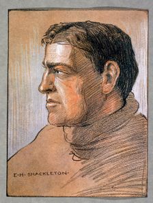 Ernest Shackleton, British explorer, c1909. Creator: Unknown