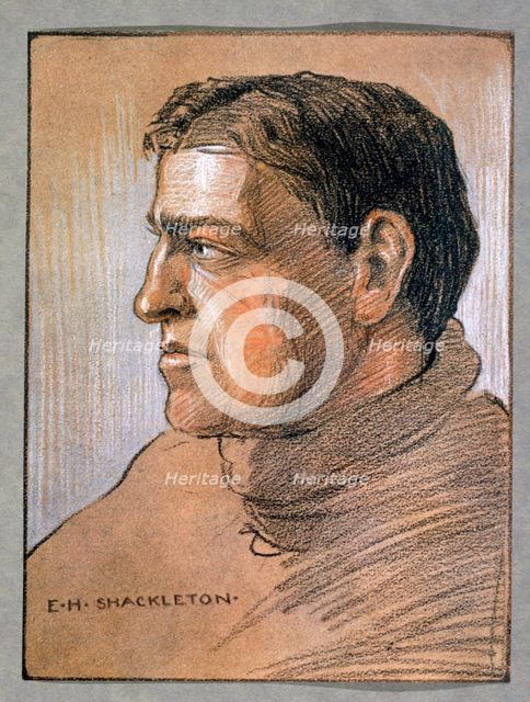 Ernest Shackleton, British explorer, c1909. Creator: Unknown.