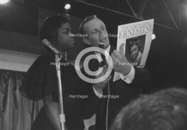 Ernestine Anderson and McDonald Hobley, Album Launch 1960. Creator: Brian Foskett.