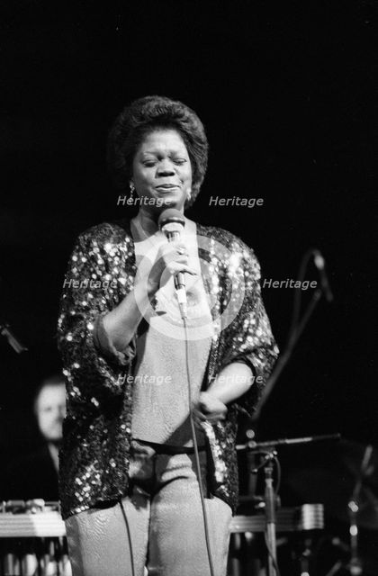 Ernestine Anderson Philip Morris Jazz Festival, Dominion Theatre, London, Nov 1985. Creator: Brian O'Connor.