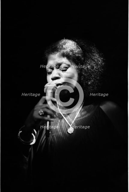 Ernestine Anderson, Ronnie Scott’s Jazz Club, Soho, London, June 1981. Creator: Brian O'Connor.