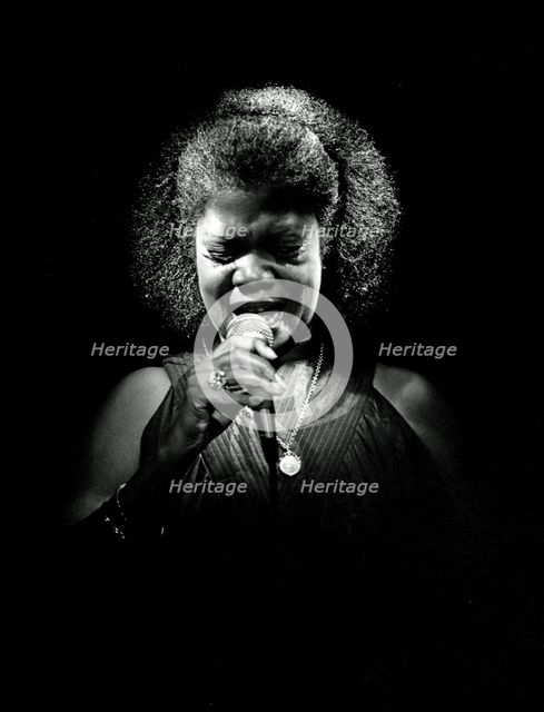 Ernestine Anderson, Ronnie Scott's, Soho, London, 1981. Artist: Brian O'Connor.