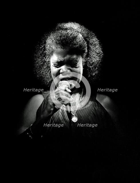 Ernestine Anderson, Ronnie Scott's, Soho, London, 1981. Artist: Brian O'Connor.