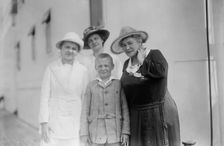 Ernestine Schumann-Heink & her son's family, 1919. Creator: Bain News Service