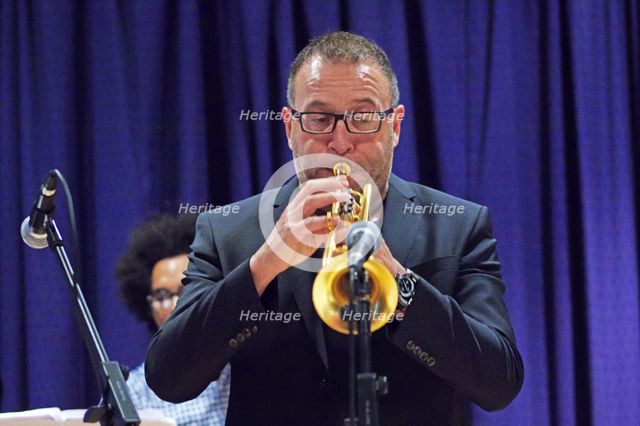 Ernie Hammes, Watermill Jazz Club, Dorking, Surrey, 2015. Artist: Brian O'Connor.