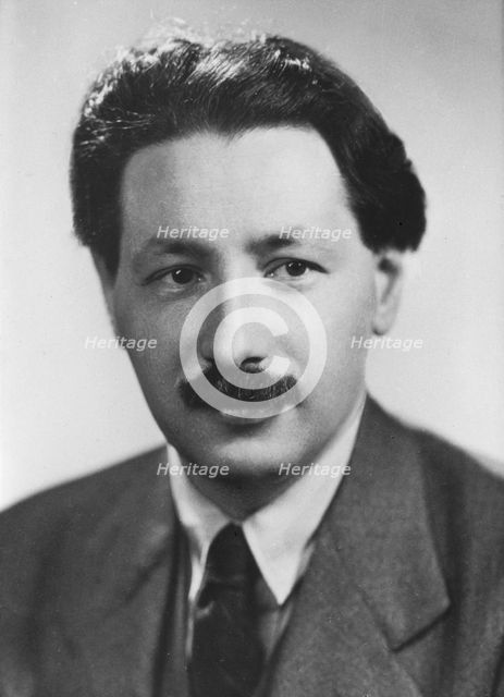 Ernst Boris Chain, German born British biochemist, c1945. Creator: Unknown.