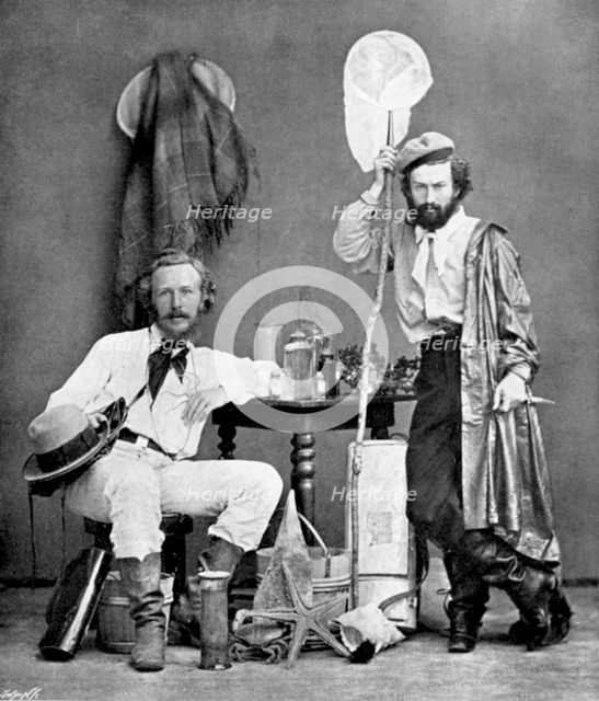 Ernst Haeckel, German zoologist and evolutionist, in the Canaries, 1867. Artist: Unknown