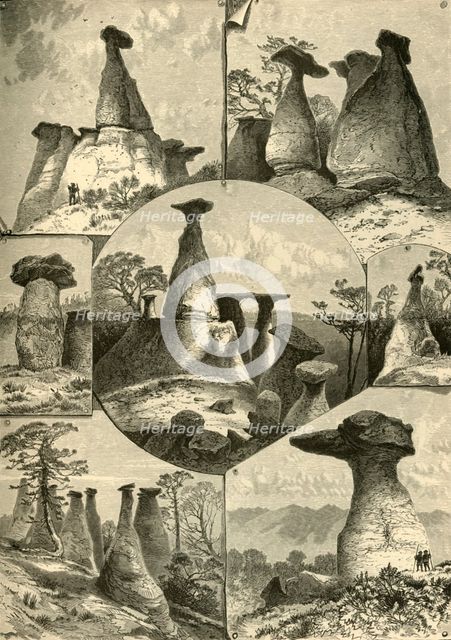 'Eroded Sandstones, Monument Park', 1874.  Creator: James H. Richardson.