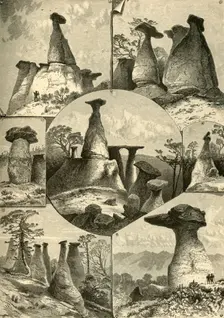 Eroded Sandstones, Monument Park 1874. Creator: James H. Richardson