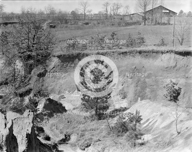 Erosion near Oxford, Mississippi, 1936. Creator: Walker Evans.