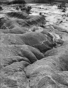 Erosion near Jackson, Mississippi, 1936. Creator: Walker Evans