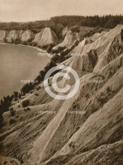 'Erosions on the Inn near Wasserburg', 1931. Artist: Kurt Hielscher.