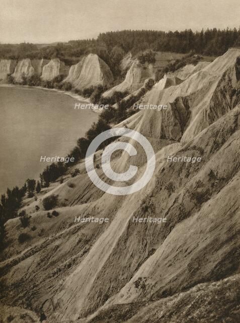 'Erosions on the Inn near Wasserburg', 1931. Artist: Kurt Hielscher.