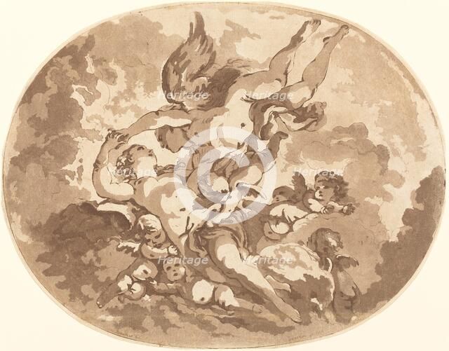 Eros and Psyche, 1766. Creator: Jean Claude Richard Saint-Non.