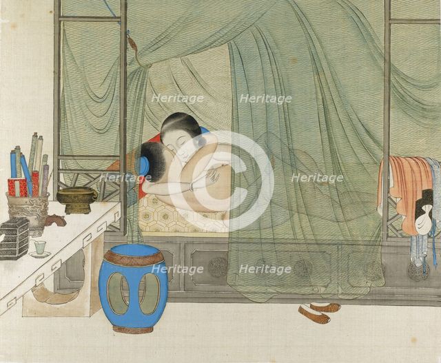 Erotic Scene, 19th century. Artist: Anonymous  