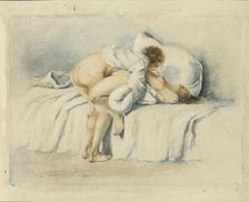 Erotic scene. Creator: Zichy, Mihály (1827-1906)