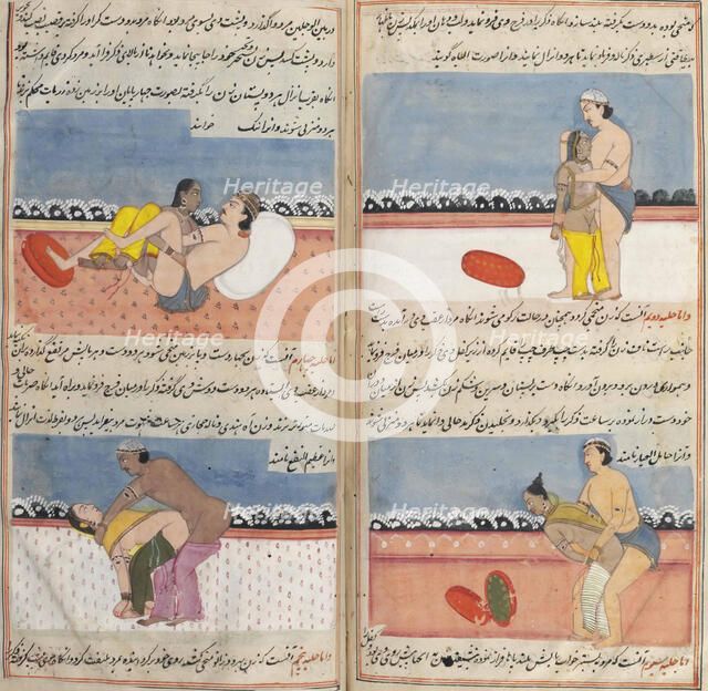 Erotic scenes, Early 19th cen..