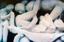 Erotic Sculpture, Khajuraho, India. c950-1050. (20th century)