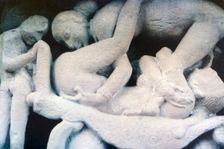 Erotic Sculpture, Khajuraho, India. c950-1050. (20th century)
