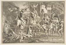 Errant pendant la nuit....n.d. Creator: Claude Gillot