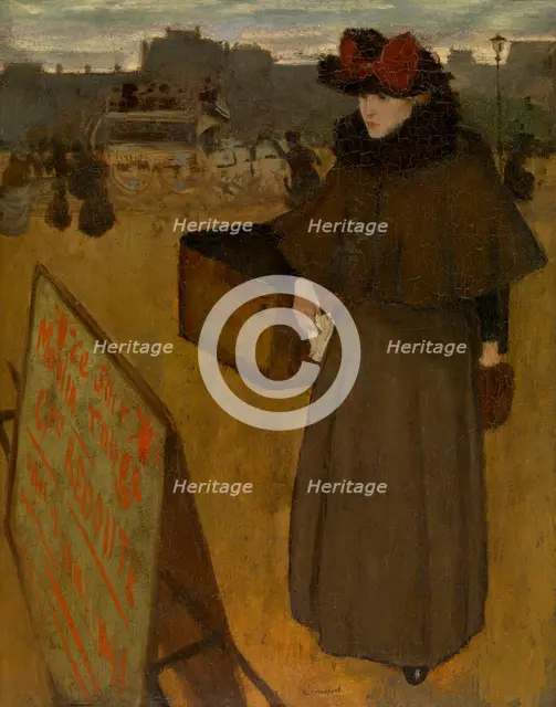 Errand Girl. Creator: Evenepoel, Henri Jacques Edouard (1872-1899).