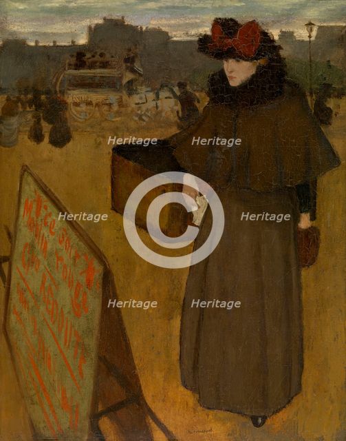 Errand Girl. Creator: Evenepoel, Henri Jacques Edouard (1872-1899).