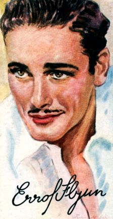 Errol Leslie Thomson Flynn, (1909-1959), Australian film actor, 20th century