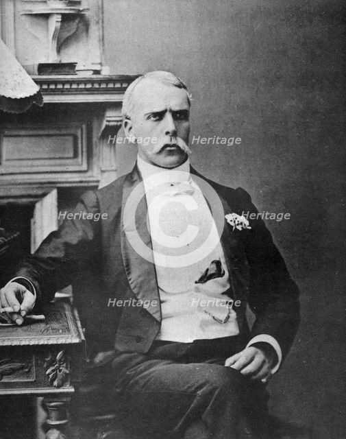 ES Willard, British actor, as 'Jim the Penman', 1887. Artist: Ernest Barraud