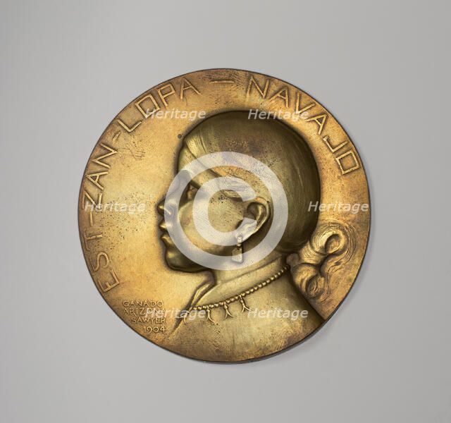 Est-Zan-Lopa—Navajo Ganado Arizona, 1904. Creator: Edward Warren Sawyer.