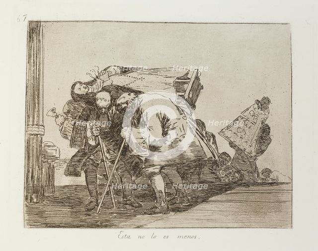 Esta no lo es menos.; Los Desastres de la Guerra, Madrid 1863. Creator: Francisco Goya.