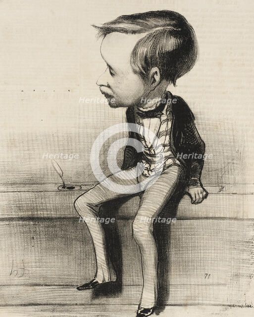 Estancelin, 1849. Creator: Honore Daumier.