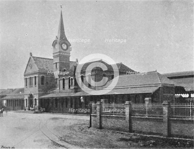 'Estacao da Estrada de Ferro em Campinas', 1895. Artist: Paulo Kowalsky.