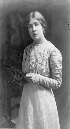 Estelle Sylvia Pankhurst, c1909. Creator: Unknown