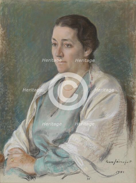 Ester Sihtola, 1934. Creator: Eero Jarnefelt.