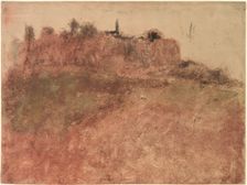 Estérel Village, c. 1890. Creator: Edgar Degas (French, 1834-1917)