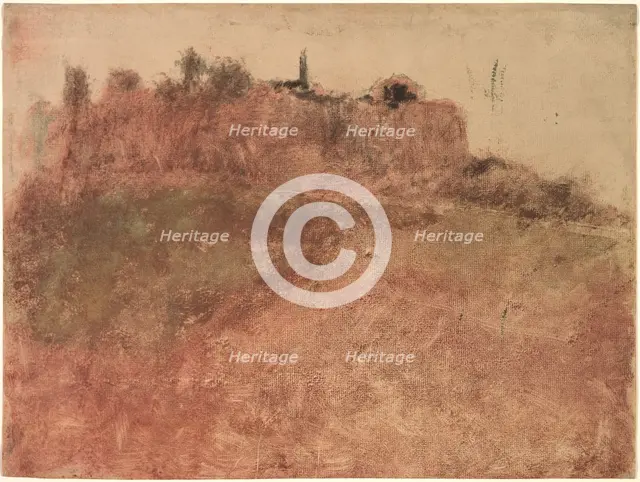 Estérel Village, c. 1890. Creator: Edgar Degas (French, 1834-1917).