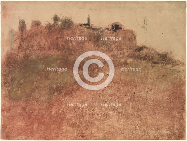 Estérel Village, c. 1890. Creator: Edgar Degas (French, 1834-1917).