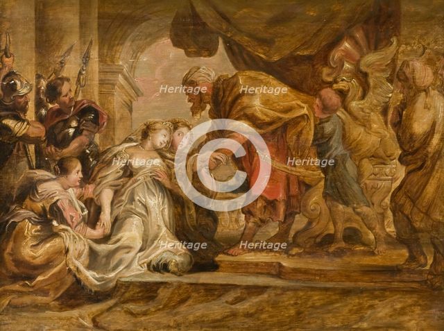 Esther and Ahasuerus. Creator: Unknown.