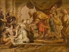 Esther and Ahasuerus. Creator: Unknown